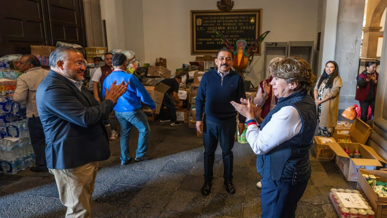 Edomex envía más de 15 toneladas de víveres a Hidalgo