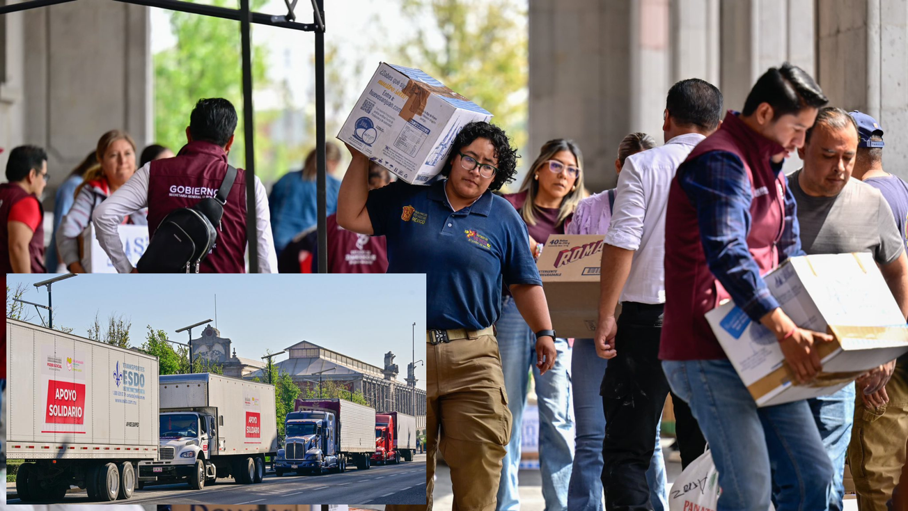 Envía Edomex segundo cargamento con 70 toneladas de ayuda a Veracruz