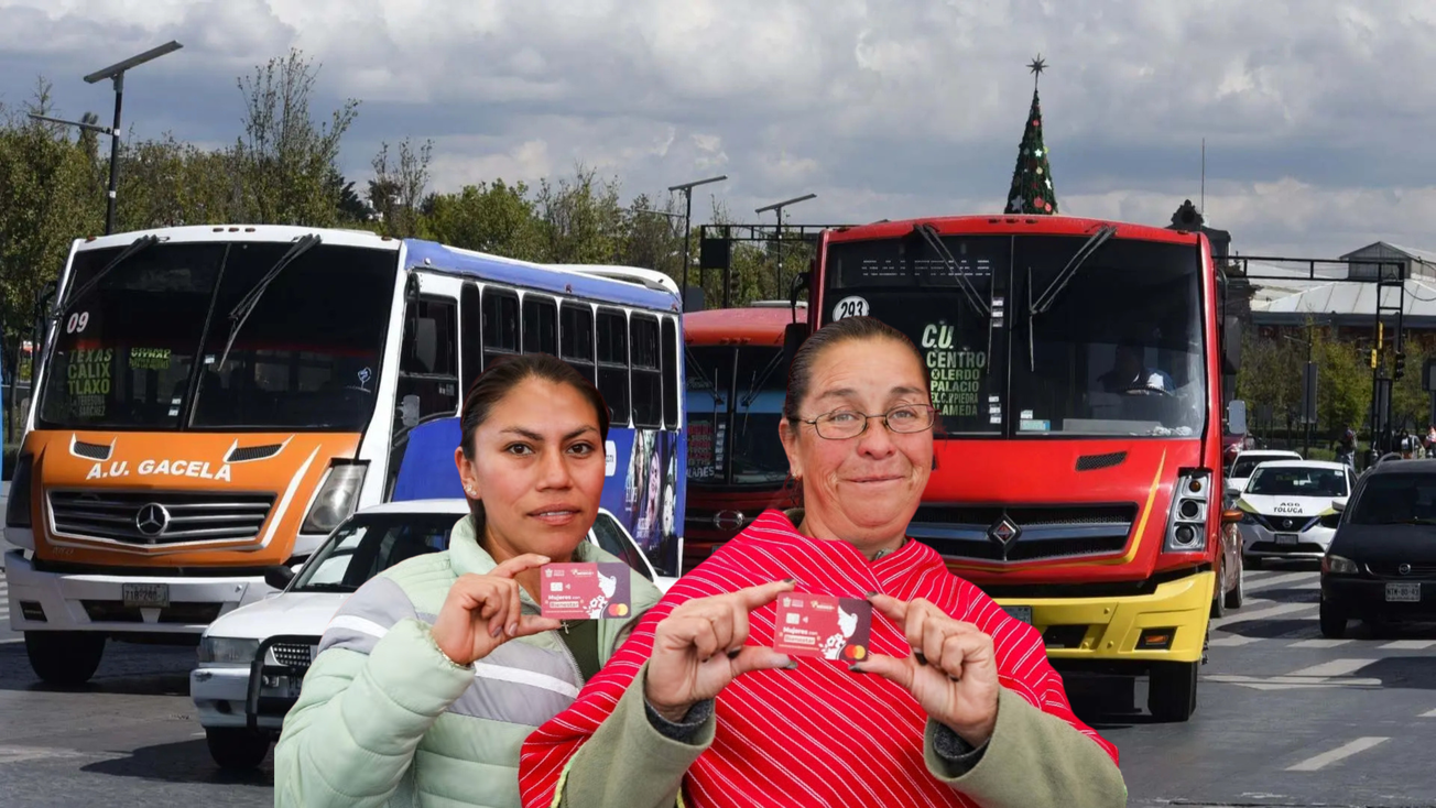 Mujeres con Bienestar en Edomex tienen descuento en transporte público