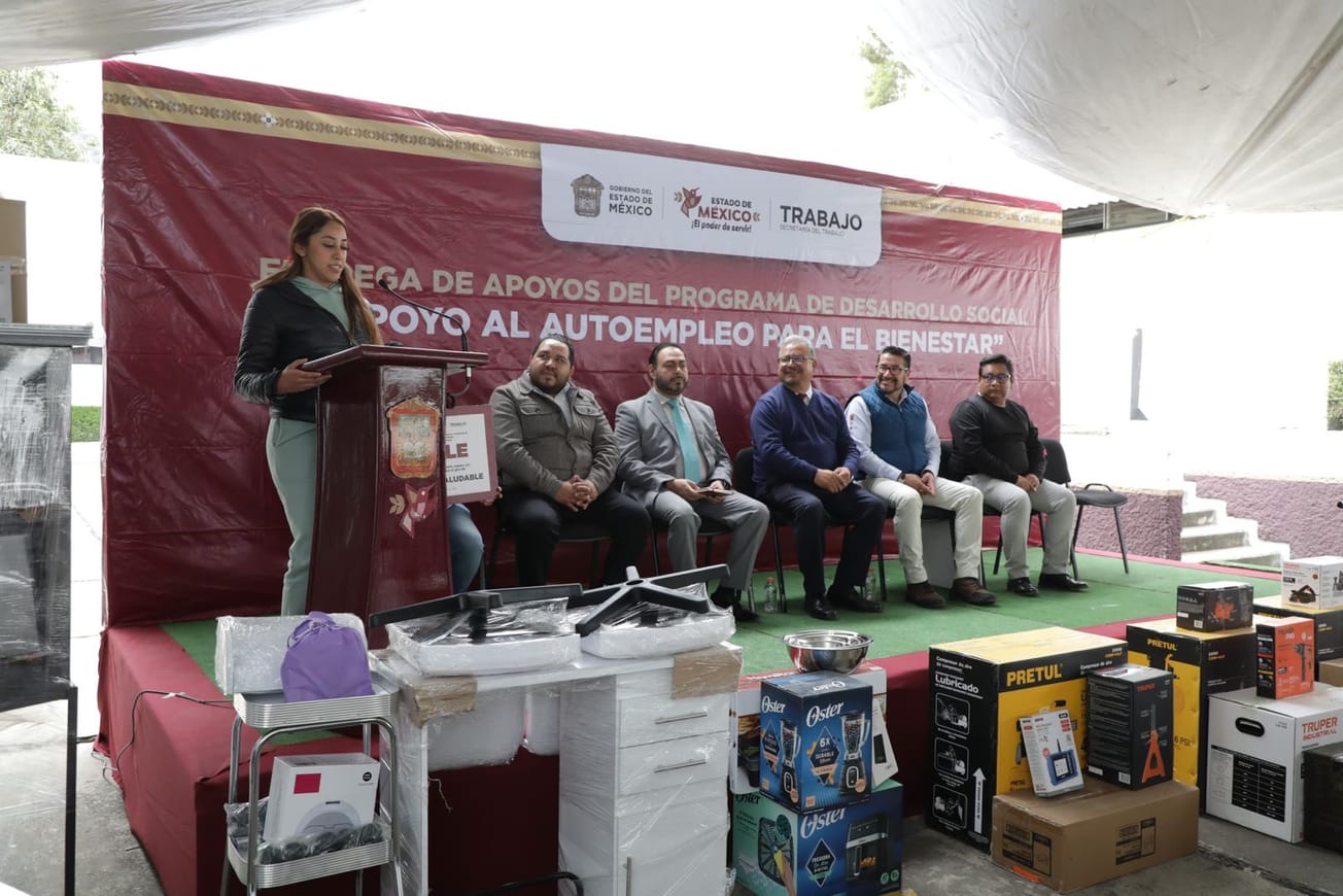 Gobierno del Edomex impulsa el autoempleo y respalda a mujeres emprendedoras