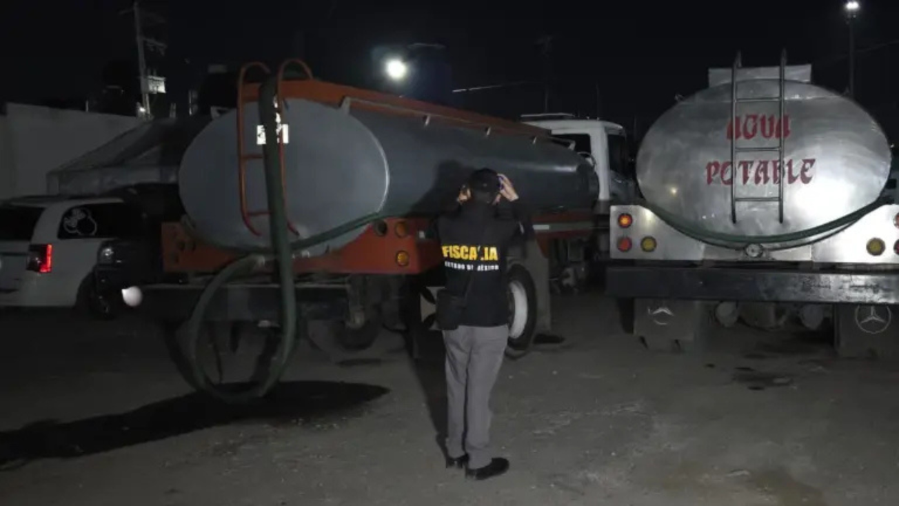 GEM asegura 322 pipas irregulares, regulariza distribución de agua