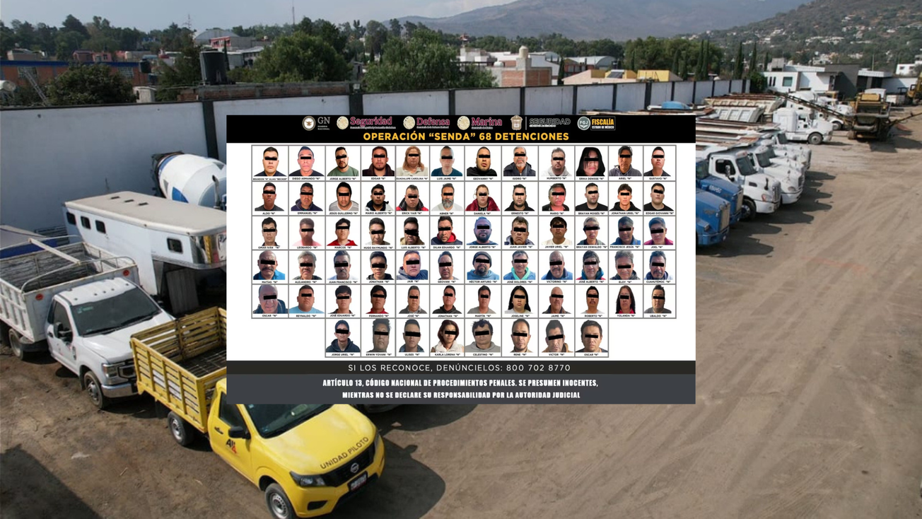 Operación Senda: Suman 68 detenidos por robo de transporte de carga