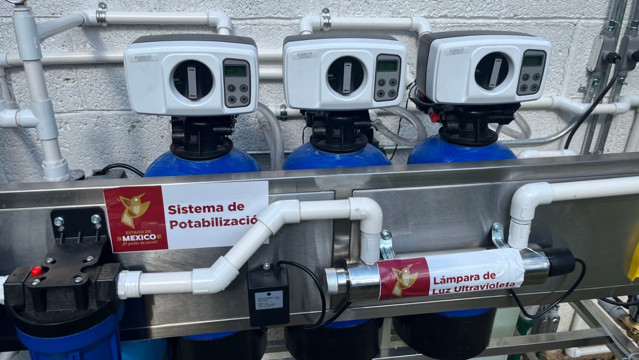 Así es el nuevo sistema de captación de agua de lluvia en hospitales de Edomex