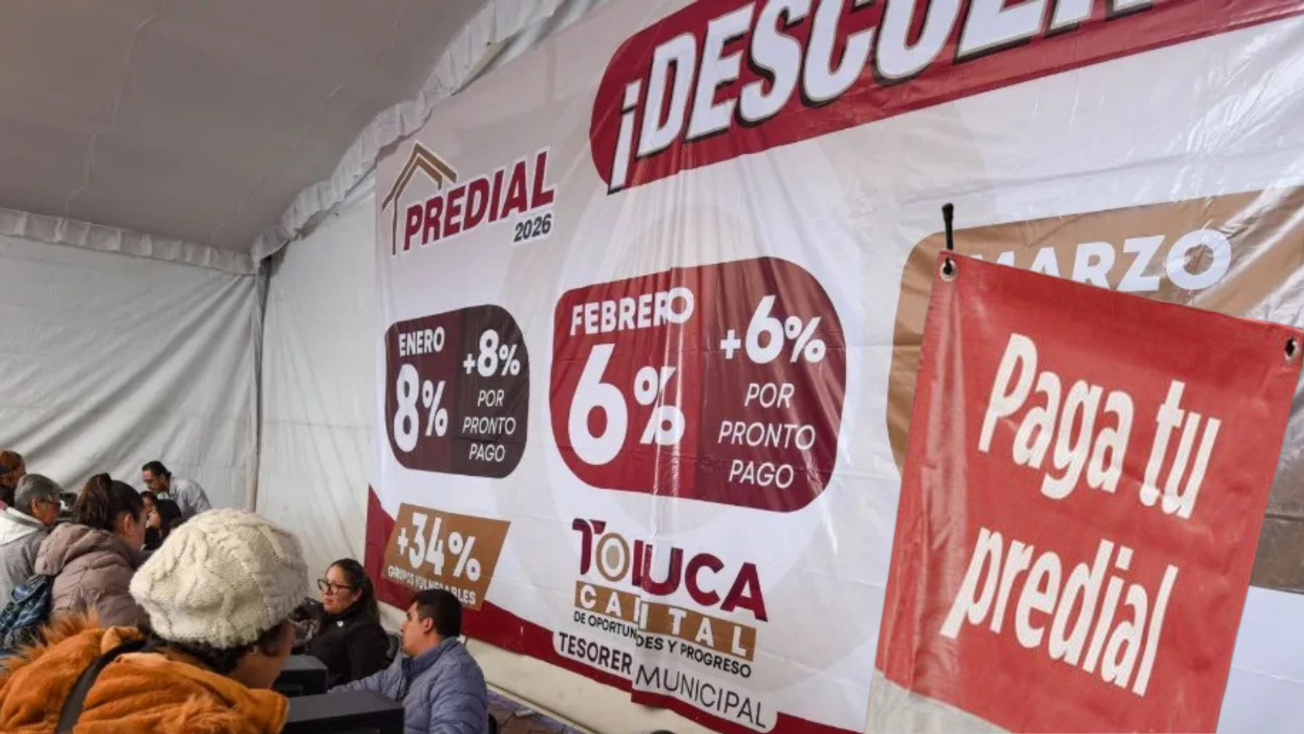 Avanza pago de predial en Edomex, aún hay descuento