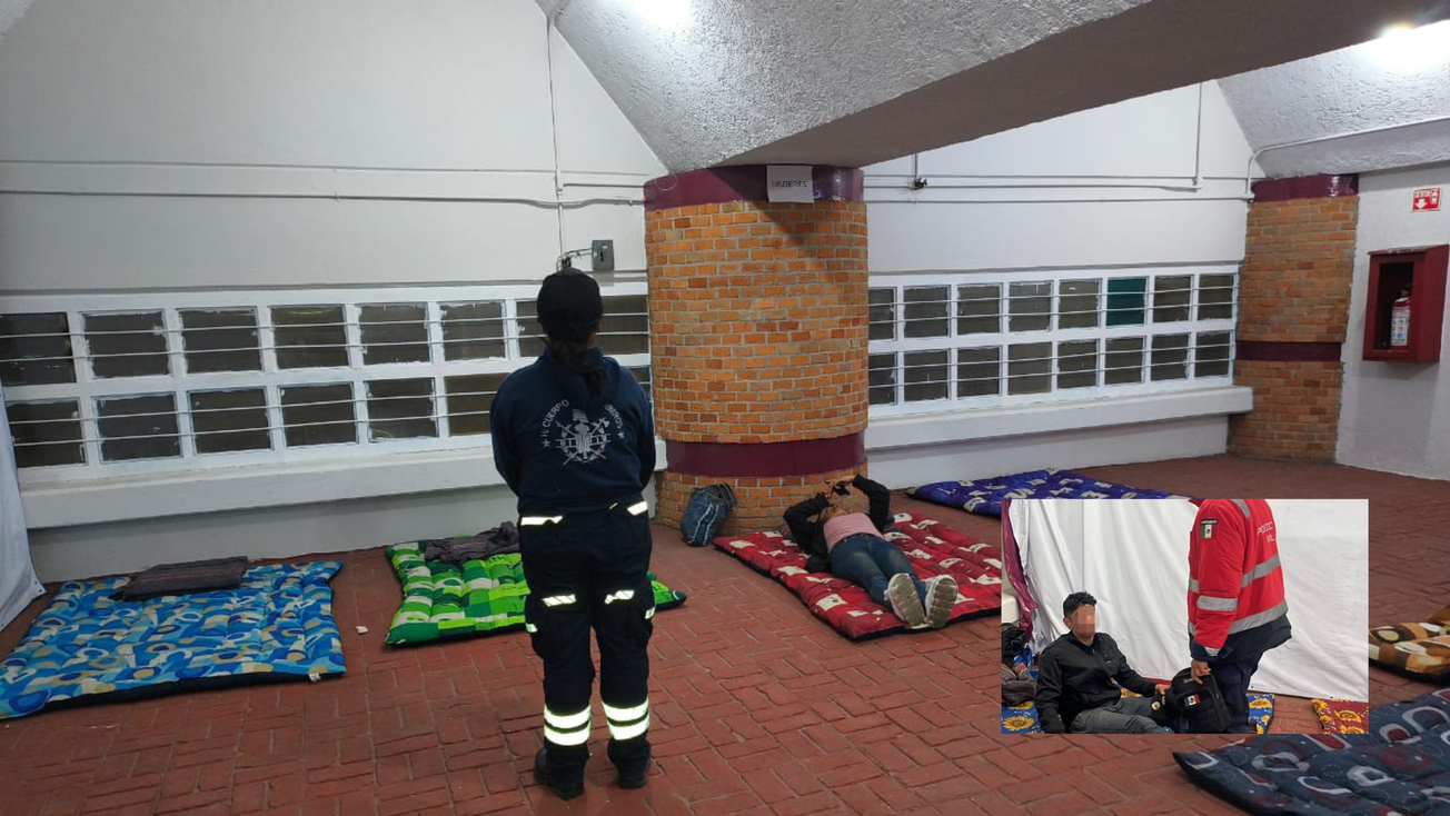 Continúa operando albergue nocturno para personas en situación de calle en Toluca