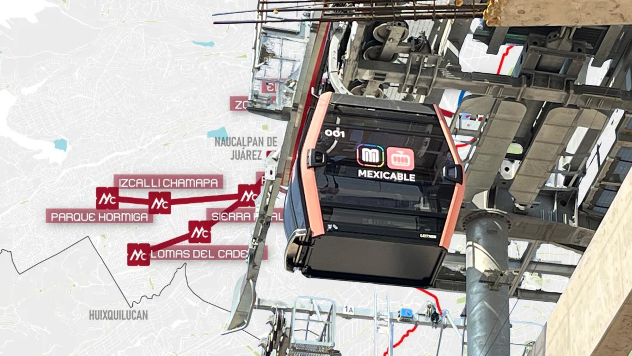 Supervisa Delfina Gómez obras de la Línea III del Mexicable, esto sabemos sobre su apertura