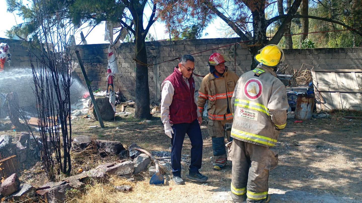 Explosión de pirotecnia en Tultepec deja a una persona sin vida