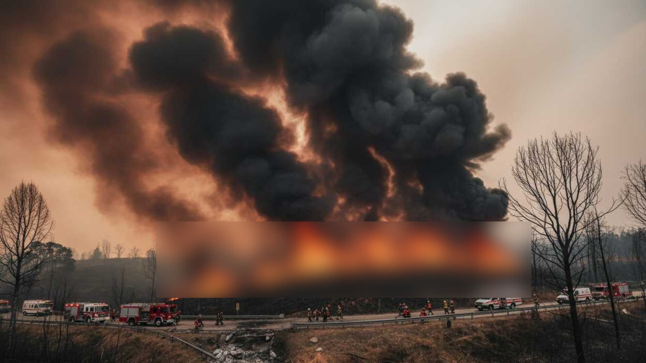 Incendio en Neza agrava contingencia ambiental