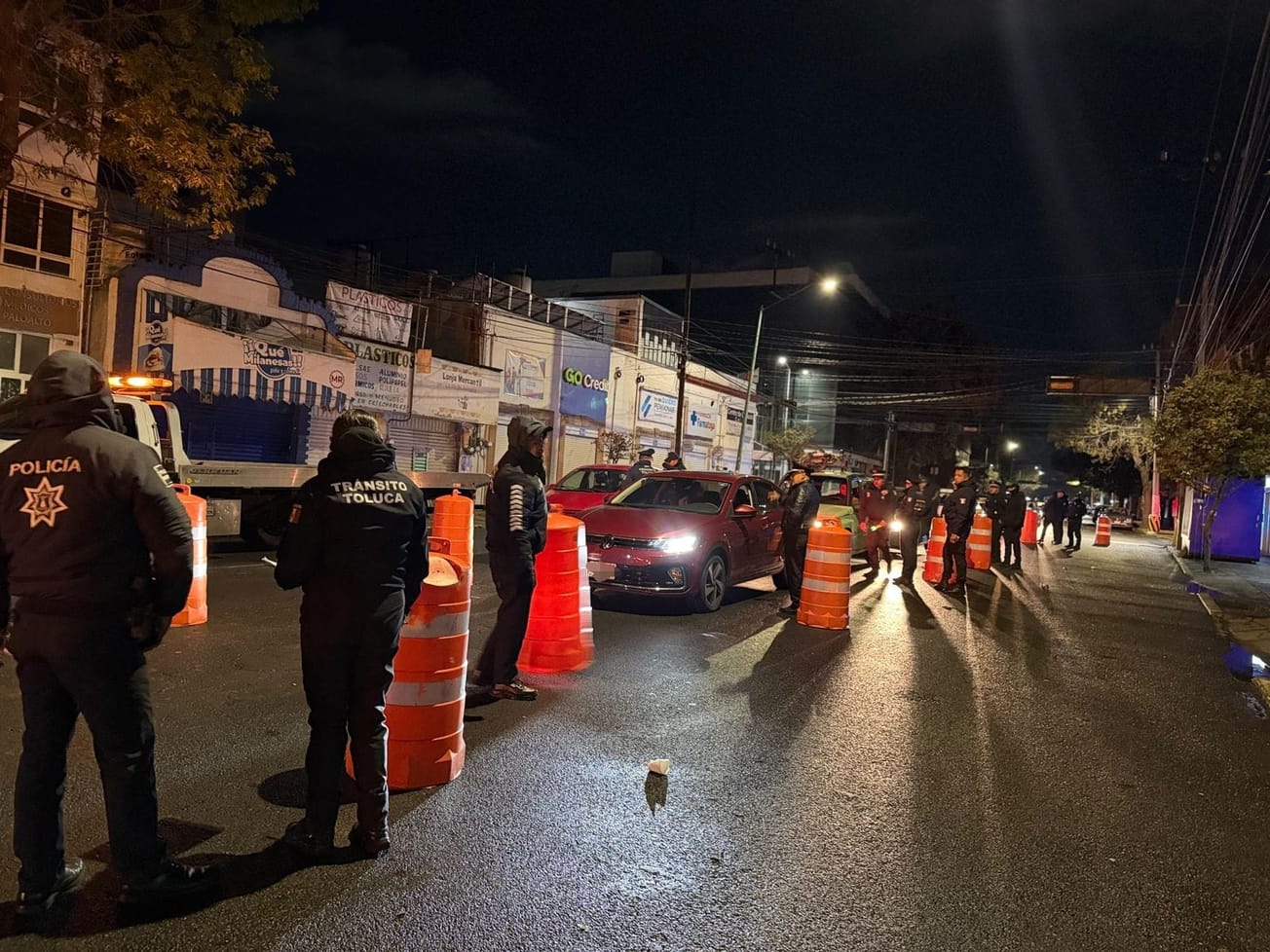 La fiesta les salió cara: Remiten a 41 por beber y manejar en Toluca