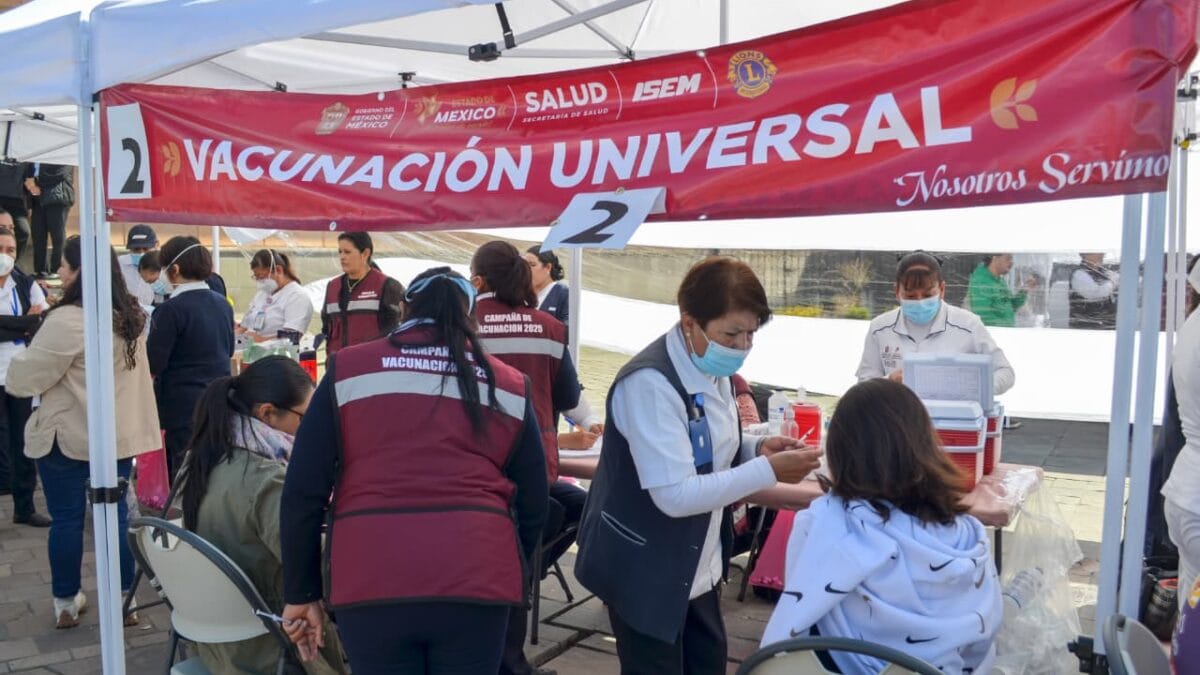 Logran contener sarampión en Edomex