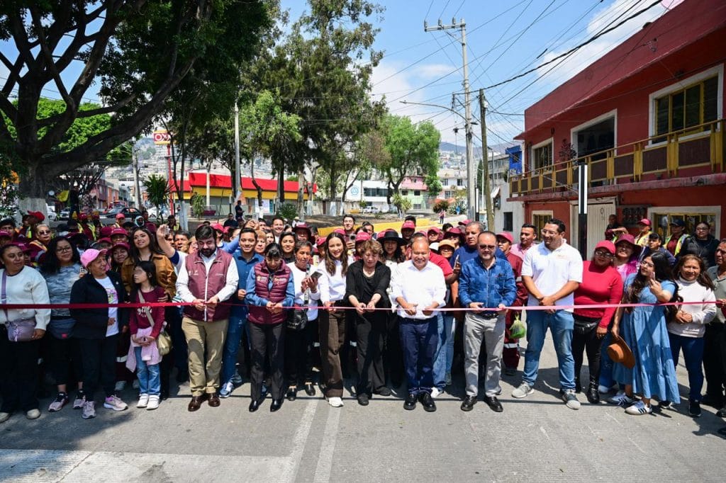 Refuerza Delfina Gómez seguridad y movilidad de mujeres con obras en Tlalnepantla